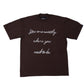 "His & Hers" Dark Brown Tee